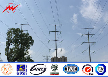 China Double Circuit 12M 10KN 12 sides Electrical Steel Utility Poles for Power distribution leverancier