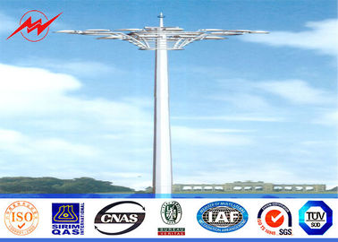 China Q345 Toren 10 van de Achthoekig Stadion Lichte Hoge Mast de Lichten van 200W HPS met het Opheffen van Systeem leverancier