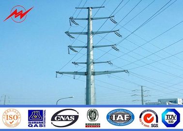 China de 18m Gegalvaniseerde Elektrische Achthoekige Lijn van het het Metaalnut van Polen van de Transmissielijn leverancier