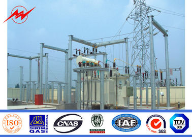 China Hoogspanning Gegalvaniseerde van het de Transformatorhulpkantoor van Staalpolen Elektrische de Structuurreeks leverancier