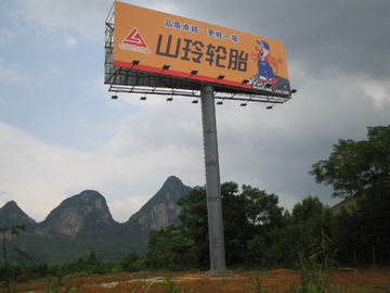 China Openlucht Koudgewalst Staal Openluchtaanplakbord die met Galvanisatie adverteren leverancier