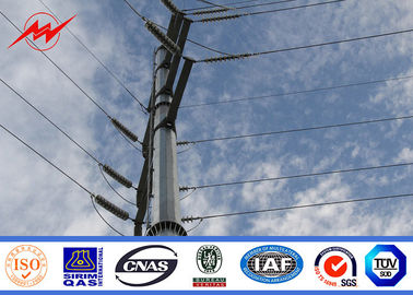 China Veelhoekige 80ft 69kv de Elektriciteitsdistributie Polen van het Metaalstaal met Mast Gegalvaniseerde Structuur leverancier