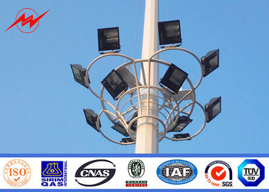 China 40M 60 nrs.-LEIDENE Lichten galvaniseerden de Hoge Lichte Toren van het Maststadion met Rond Lantaarnvervoer leverancier