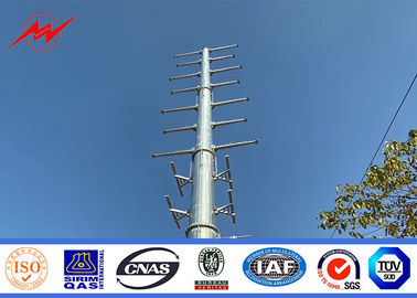 China Traditionele Elektrische Monopool Toren 27m van Filippijnen NGCP Flenstype leverancier