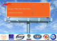 Kies het Opgeruimde Openluchtaanplakbord van de Staalstructuur Adverterend uit voor Weg leverancier