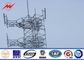 Toren van de Antenne Monopool van staaltelecommunicatie de Cellulaire voor Mededeling, ISO 9001 leverancier