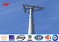 55m Toren van de Norm Monopole Telecommunicatie van ISO met Kabeltoebehoren leverancier