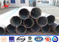 Outdoor Bitumen 20m African Galvanized Steel Power Pole with Cross Arm leverancier
