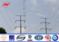 43m elektrische elektrische polen, warm gegalvaniseerd staal voor elektrische transmissie van 10kv-550kv leverancier
