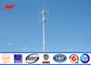 160FT Toren van Staal de Materiële Monopool voor Telecommunicatie met CAD Winkeltekening leverancier