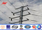 20m Elektrisch Gegalvaniseerd Electric Power Enig Wapentype van Staalpool voor 110KV-Transmissietoren leverancier