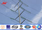 20m Elektrisch Gegalvaniseerd Electric Power Enig Wapentype van Staalpool voor 110KV-Transmissietoren leverancier