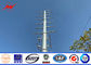 Traditionele Elektrische Monopool Toren 27m van Filippijnen NGCP Flenstype leverancier