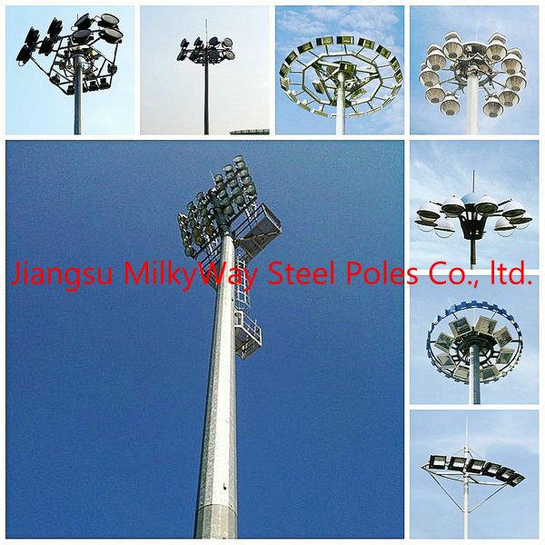 4 secties 10mm Hoge Mast Lichte Pool voor de Stadsvierkanten van Luchtparadesposten 1