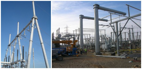 14M 500 Dan Electricity Transmission Steel Utility Pool voor de Lijnproject van de Machtsdistributie 0