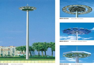 China 12 zijpolen die Hoge Mast Pool met inbegrip van verlichtingsinrichting schilderen leverancier