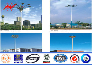 China Ronde het Schilderen 60M Hoge Mast Pool met het Opheffen van Systeem voor Pleinverlichting leverancier