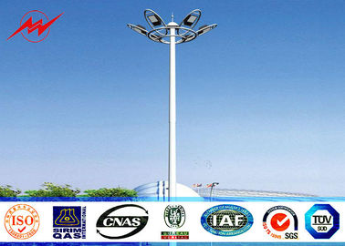 China 25M hoogte LEIDENE Hoge Mast Pool met het rasing van systeem voor stadionverlichting leverancier
