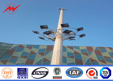 China Het stadion die 36,6 Meters aansteken galvaniseerde Hoge Mast Lichte Pool met 600kg Opheffend Systeem leverancier
