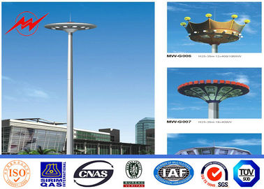 China 30m 3 Secties de Hoge Mast Pool van HDG met 15*2000w voor Luchthavenverlichting leverancier