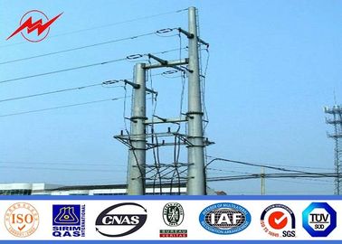 China 132 KV 15m de Gegalvaniseerde Transmissie van de Staalmacht Polen met Dwarswapen 12 Kant leverancier