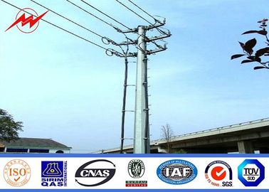 China 35ft 40ft elektrische transmissie paal Hot Dip gegalvaniseerd stroomdistributie staal leverancier