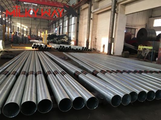 China 33kV transmissielijn staal elektrische paal voor bouwprojecten van elektriciteitslijnen leverancier