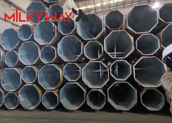 China 80FT 90FT 138KV gegalvaniseerde elektriciteitspoolen voor elektriciteitsdistributie leverancier