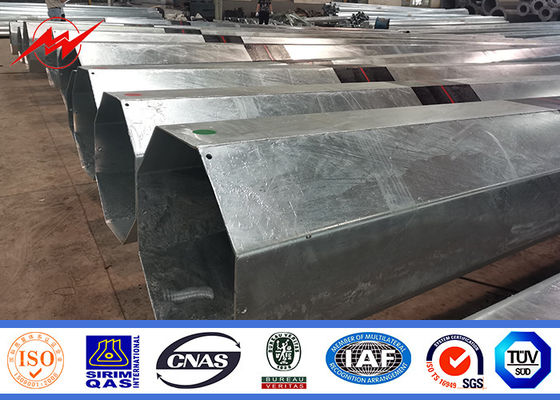 China 16m 1800 Dan Galvanized Steel Tubular Pole voor het Project van de Distributielijn leverancier
