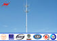 Aangepast 100 voet galvaniseerde Monopool-Toren voor Communicatie Distributie leverancier