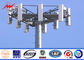 35m Hoogte Gegalvaniseerde Polen Monopool Toren 1800 Dan Conical Pole ASTM A 123 leverancier