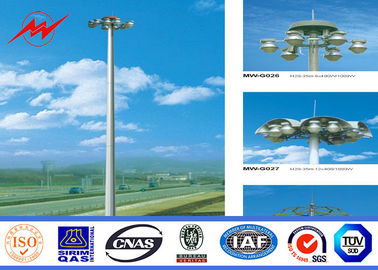 Vernietigend 5 secties 55M Q345 Hoge Mast Pool met het Opheffen van Systeem leverancier