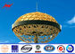 HDG-het Schilderen 70M Hoge Mast Pool met het Opheffen van Systeem voor Pleinverlichting leverancier