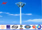 S355JR staalhps Hoge Mast Commerciële Lichte Polen voor Winkelcomplexxen 22M leverancier