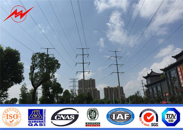 132kv van het de polen de veelhoekige toren gegalvaniseerde staal van het machtsnut elektrische pool leverancier
