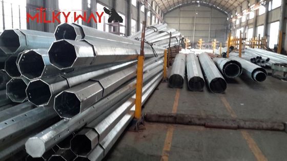17m Gegalvaniseerde Stalen Stroommast 1200daN Belasting ASTM A123 leverancier