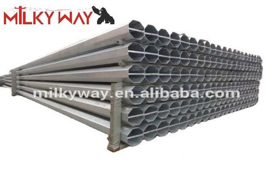 12M 16KN Steel Tubular Electric Pole For Electrical Distribution Line Transmission Project leverancier