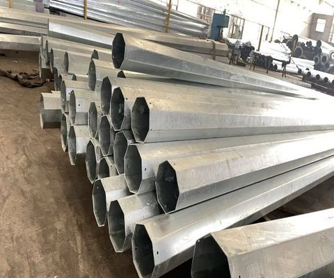 11.9M 8kn gegalvaniseerde elektrische paal met drie secties multifunctionele ladder top leverancier