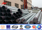 Hot Dip gegalvaniseerd staal stroomlijn paal Transmissie paal ISO9001 160Km/H leverancier
