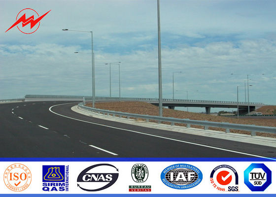 6M-12M de hete onderdompelings gegalvaniseerde oppervlakte van Pool van de hoogtestraatlantaarn degisn