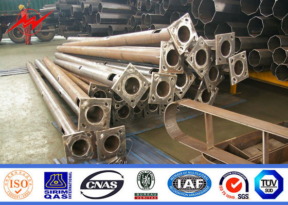 25m de sporten van de poederdeklaag centreren de hoge verlichting van de mastpool met het opheffen van systeem