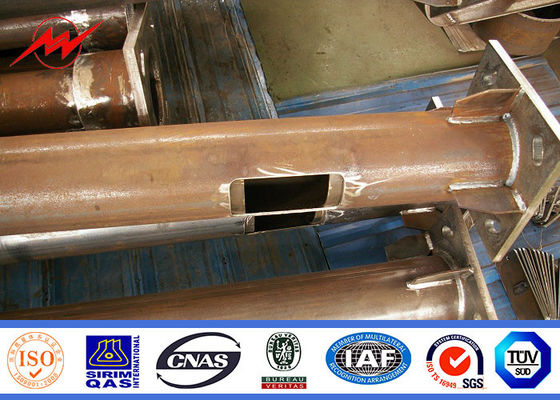Typische Headframe 45m Kegel Gegalvaniseerde Hoge Mast Pool voor maximaal 64 Inrichtingen van de Vloedverlichting