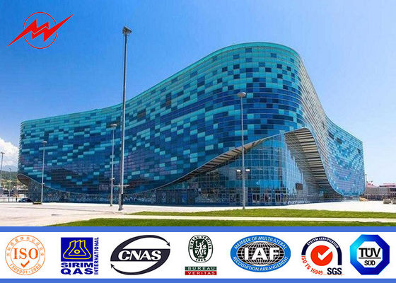 40m de veelhoekige hoge verlichting van het de sportencentrum van de mastpool met kruk