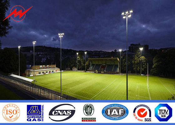20m kegel hoge mastpool voor de verlichting van het sportencentrum met kruk