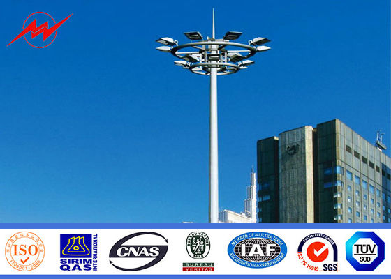 Openlucht80m Gegalvaniseerde het Schilderen Hoge Mast Pool met het Opheffen van Systeem