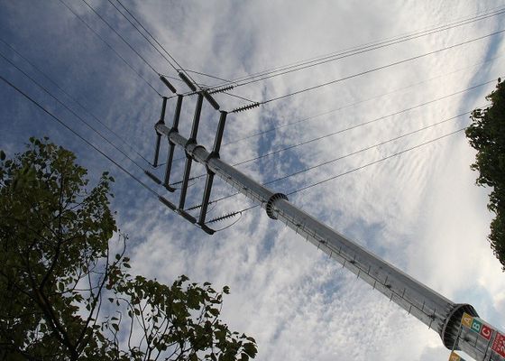 220kv Q345 galvaniseerde elektromachtspool voor elektrische lijn