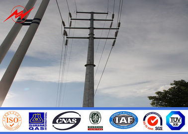 30 Voet 3mm NEA Galvanized Steel Power Pole voor Luchtlijnproject