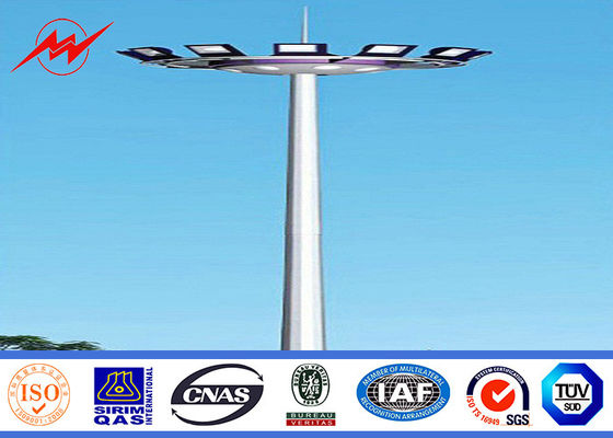 Q345 van de het staal de tubulaire pool van staalpolen Hoge Mast Pool voor stadion