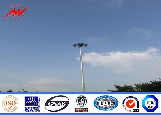 25 meter multisided poeder met een laag bedekte hoge mastpool met 6*1000-Watts HPS