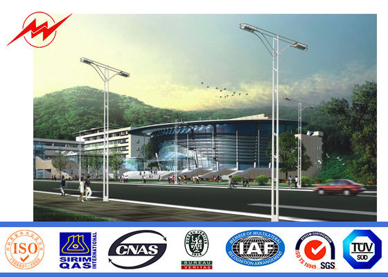 Zonne 2.75mm Dubbele 12m overtreffen Gegalvaniseerd Staal Pool voor Wegverlichting